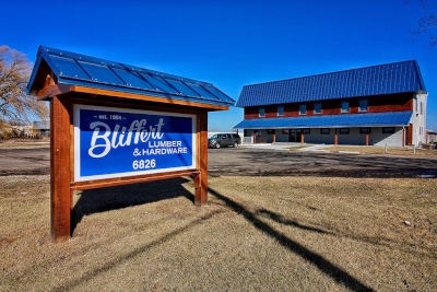 Photo: Bliffert Lumber sign